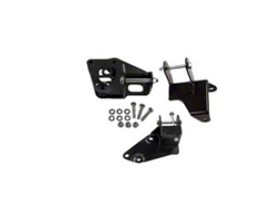 Innovative Mounts 96-00 Civic Billet Conversion Silver Aluminum Mount Kit K-Series/Manual - B90050-85A
