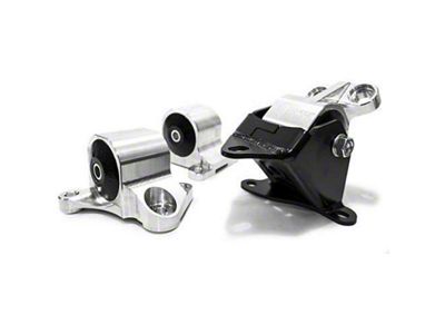 Innovative Mounts 96-00 Civic B/D Series Silver Aluminum Mounts 95A Bushings - B10050-95A