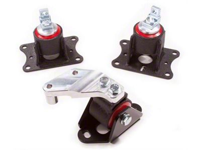 Innovative Mounts 04-08 Acura TSX K-Series Black Steel Mounts 60A Bushings - 10751-60A