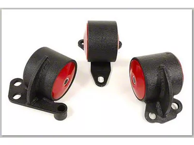 Innovative Mounts 92-95 Civic B/D Series Black Steel Mounts 60A Bushings - 19550-60A