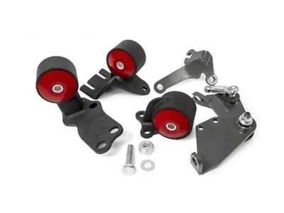 Innovative Mounts 88-91 Civic B-Series Black Steel Mounts 60A Bushings w/o - 49150-60A-NOACTUATOR