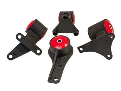 Innovative Mounts 91-05 Acura NSX C-Series Black Steel Mounts 60A Bushings - 80550-60A
