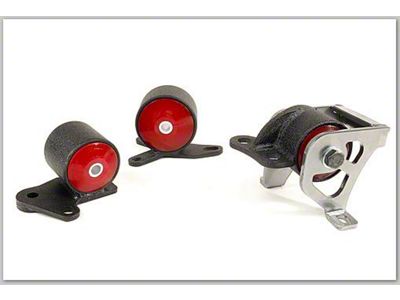 Innovative Mounts 96-00 Civic B/D Series Black Steel Mounts 75A Bushings - 10050-75A