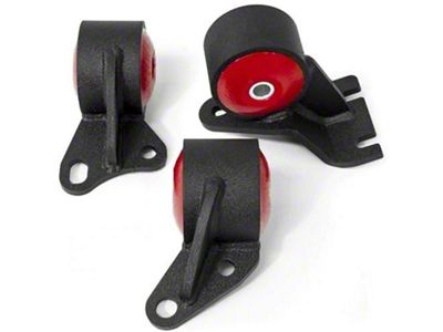 Innovative Mounts 88-91 Civic D-Series Black Steel Mounts 75A Bushings Cable - 19151-75A