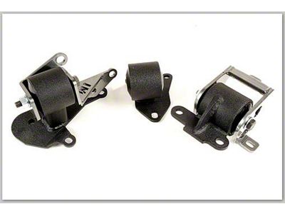 Innovative Mounts 96-00 Civic H-Series Black Steel Mounts 75A Bushings - 20050-75A