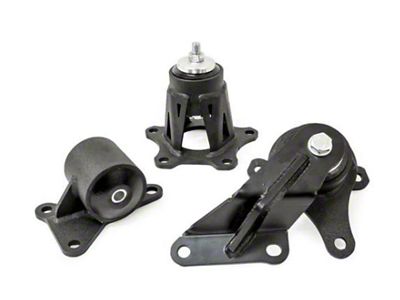 Innovative Mounts 98-02 Accord H-Series Black Steel Mounts 75A Bushings Auto - 20253-75A