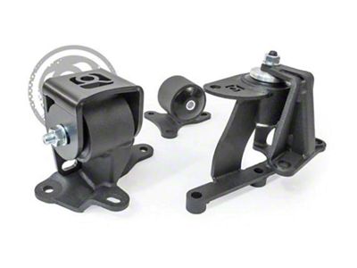 Innovative Mounts 88-91 Prelude H-Series Black Steel Mounts 75A Bushings - 29152-75A