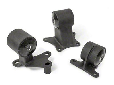 Innovative Mounts 90-93 Accord F-Series Black Steel Mounts 75A Bushings Auto - 29352-75A