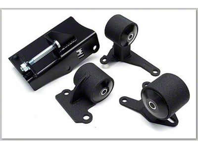 Innovative Mounts 94-01 Integra H-Series Black Steel Mounts 75A Bushings - 29550-75A