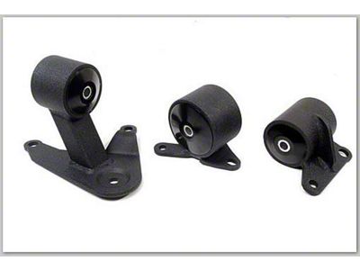 Innovative Mounts 92-96 Prelude F-Series/H-Series Black Steel Mounts 75A Bushings - 29650-75A