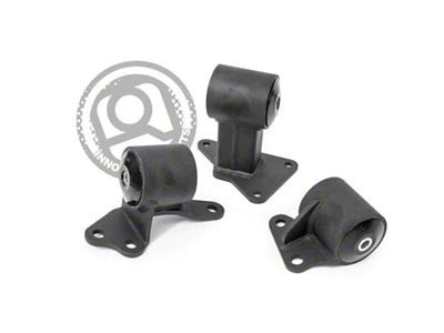 Innovative Mounts 94-97 Accord F-Series Black Steel Mounts 75A Bushings Auto - 29756-75A
