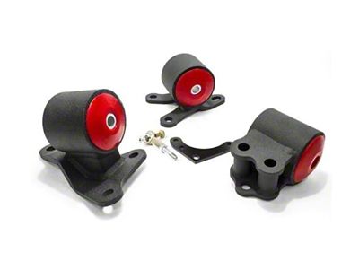 Innovative Mounts 92-95 Civic B-Series Black Steel Mounts 75A Bushings Cable - 40150-75A