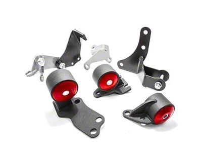 Innovative Mounts 88-91 Civic D-Series Black Steel Mounts 75A Bushings Pre - 49151-75A