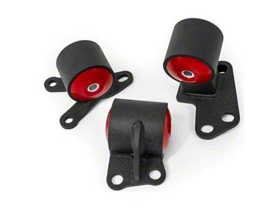 Innovative Mounts 92-95 Civic B/D Series Black Steel Mounts 75A Bushings - 49550-75A