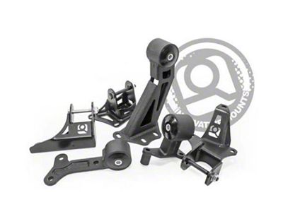 Innovative Mounts 97-01 Prelude J-Series Black Steel Mounts 75A Bushings - 80152-75A