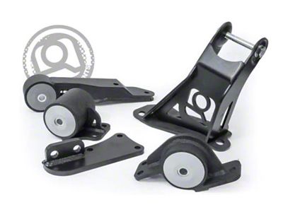 Innovative Mounts 00-07 Honda Insight K-Series Black Steel Mounts 75A Bushings - 90754-75A