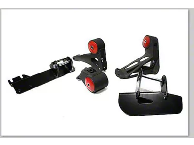 Innovative Mounts 88-91 Civic K-Series Black Steel Mounts 75A Bushings - 99150-75A