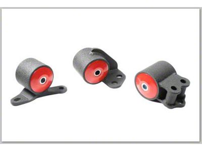 Innovative Mounts 92-95 Civic B/D Series Black Steel Mounts 85A Bushings - 10150-85A