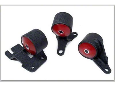 Innovative Mounts 90-93 Integra B-Series Black Steel Mounts 85A Bushings - 19351-85A