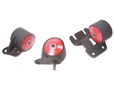 Innovative Mounts 90-93 Integra B-Series Black Steel Mounts 85A Bushings Auto - 19353-85A