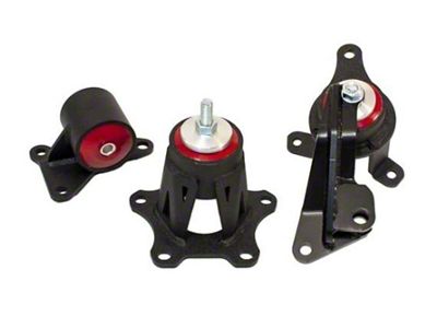 Innovative Mounts 98-02 Accord F-Series Black Steel Mounts 85A Bushings Auto - 20251-85A