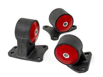 Innovative Mounts 88-91 Prelude B-Series Black Steel Mounts 85A Bushings - 29151-85A