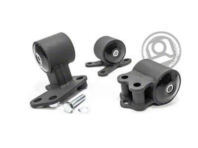 Innovative Mounts 92-95 Civic B/D Series Black Steel Mounts 85A Bushings - 40152-85A