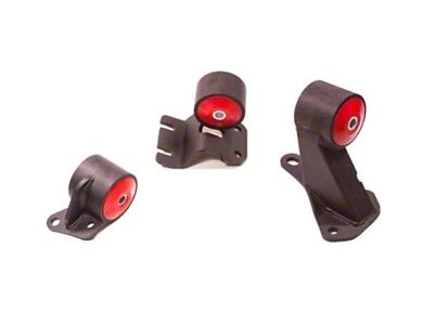 Innovative Mounts 90-93 Integra B-Series Black Steel Mounts 85A Bushings Auto - 49353-85A