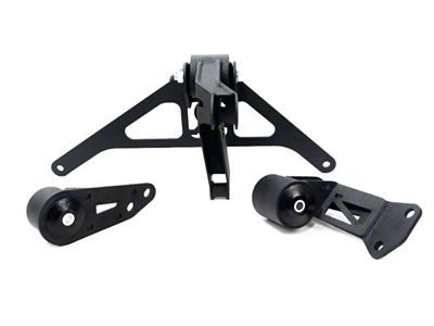 Innovative Mounts 90-05 NSX K-Series/K20 Manual Transmission Black Steel Mount Kit - 81550-85A