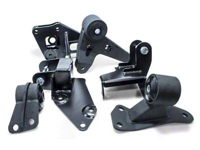 Innovative Mounts 96-00 Honda Civic Conversion Engine Mount Kit K-Series Black - 90050-85A