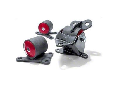 Innovative Mounts 96-00 Civic B/D Series Black Steel Mounts 95A Bushings - 10050-95A