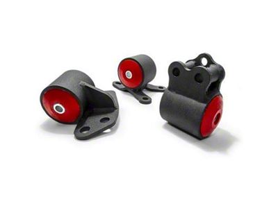 Innovative Mounts 92-95 Civic B/D Series Black Steel Mounts 95A Bushings - 10150-95A