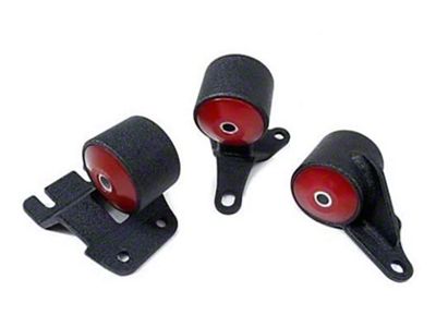 Innovative Mounts 90-93 Integra B-Series Black Steel Mounts 95A Bushings - 19351-95A