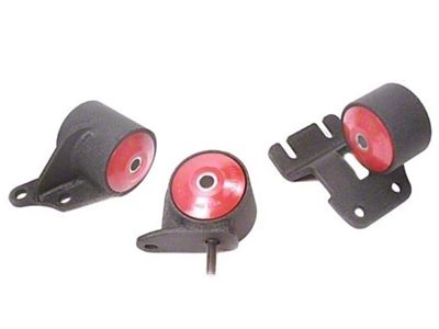 Innovative Mounts 90-93 Integra B-Series Black Steel Mounts 95A Bushings Auto - 19354-95A