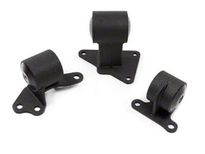 Innovative Mounts 90-93 Accord F-Series Black Steel Mounts 95A Bushings Auto - 29353-95A