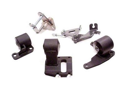 Innovative Mounts 90-93 Integra H-Series Black Steel Mounts 95A Bushings - 29354-95A