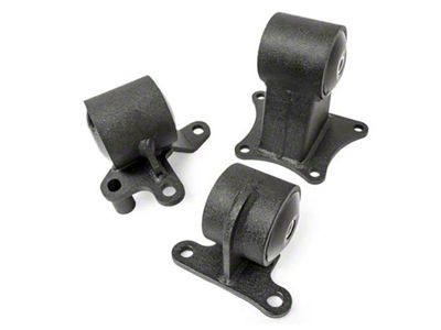 Innovative Mounts 90-93 Accord F-Series Black Steel Mounts 95A Bushings - 29356-95A