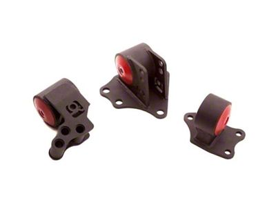 Innovative Mounts 95-99 Mitsubishi Eclipse 4G63 / 4G64 Black Steel Mounts - 79951-95A