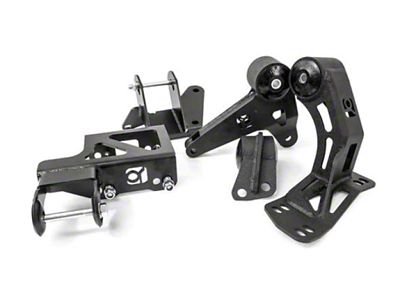 Innovative Mounts 94-01 Integra K-Series Black Steel Mounts 95A Bushings