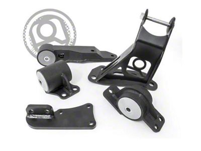 Innovative Mounts 00-07 Honda Insight K-Series Black Steel Mounts 95A Bushings - 90752-95A