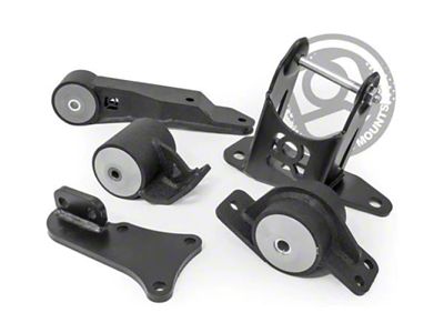 Innovative Mounts 00-07 Honda Insight K-Series Black Steel Mounts 95A Bushings - 90753-95A
