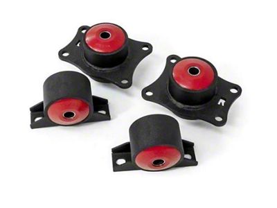 Innovative Mounts 00-09 Honda S2000 F-Series Black Steel Mounts 95A Bushings - 90755-95A