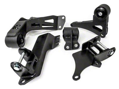 Innovative Mounts 90-93 Integra K-Series Black Steel Mounts 95A Bushings