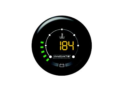 Innovate Motorsports MTX Digital Water Temperature & Battery Gauge Kit Dual - 3853