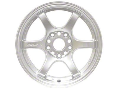 Gram Lights 57DR Sunlight Silver Wheel; 15x8; 35mm Offset; 4x100mm Bolt Pattern; 65mm Hub Bore