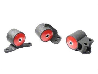 Innovative Mounts K-Series Black Steel Mounts 85A Bushings (94-01 Integra)