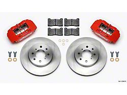 Wilwood Forged DPHA Front Calipers with 10.32-Inch Vented Rotors; Red Calipers (90-01 Integra, Excluding Type R)