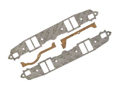 Mr. Gasket Intake Gasket; Rectangle Port Shape; Port Dimensions W-1.17 in. x H-2.27 in.; - 307G
