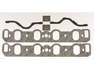 Mr. Gasket Intake Gasket; Rectangle Port Shape; Port Dimensions W-1.53 in. x H-2.16 in.; - 222