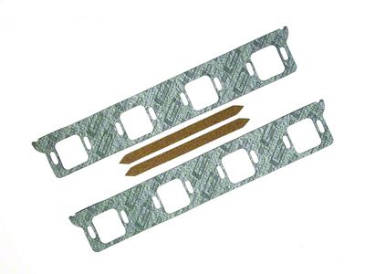 Mr. Gasket Intake Gasket; Square Port Shape; Port Dimensions W-1.85 in. x H-2.01 in.; - 311G